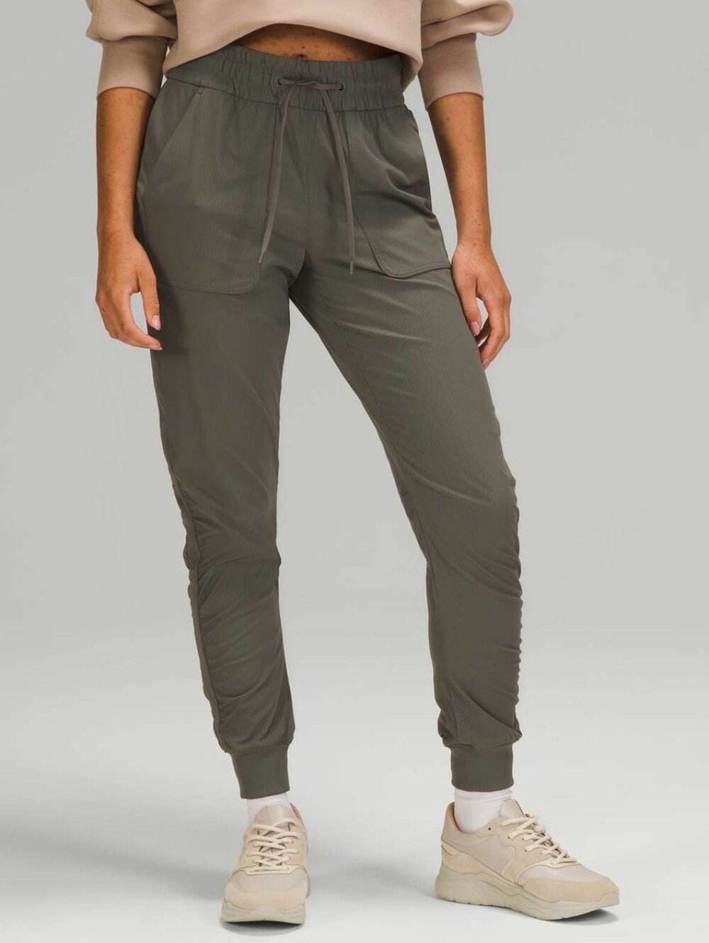 Lululemon Olive Green Beyond the Studio High Rise Swift Jogger Pants